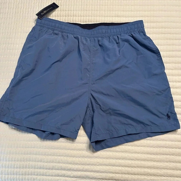 Men's POLO RALPH LAUREN  Blue Swimsuit Trunks XXL 2XL NWT NEW(A1 - Picture 3 of 14